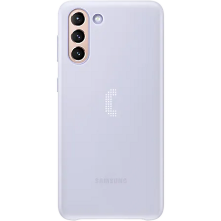 Чехол для Samsung Galaxy S21+ SM-G996 Smart LED Cover фиолетовый