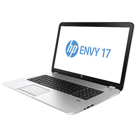 Ноутбук HP Envy 17-j110sr F5B79EA Core i5-4200M/8Gb/750Gb/GT750 2Gb/DVD/17.3" HD LED+/WiFi/Cam/Win8.1 natural silver soft touch