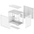 Корпус ATX Miditower Deepcool CG530 WH White