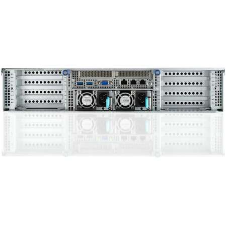 Платформа ASUS ESC4000-E10 up to 205W, 2x SFF8643 on the backplane, 8x 3,5 trays, 8x NVMe support, 2x 1600W PSU, (274285)