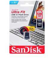 USB Flash накопитель 128GB SanDisk Ultra Fit (SDCZ430-0128G-G46) USB 3.0 Черный