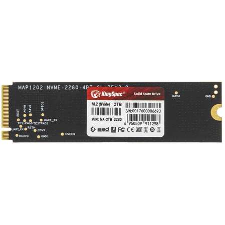 Внутренний SSD-накопитель 2000Gb KingSpec NX-2TB 2280 (NX-2TB 2280) M.2 2280 PCIe NVMe 3.0 x4