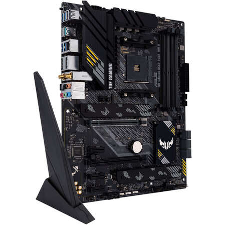 Материнская плата ASUS TUF Gaming B550-Plus Wifi II B550 Socket AM4 4xDDR4, 6xSATA3, RAID, 2xM.2, 2xPCI-E16x, 5xUSB3.2, 1xUSB3.2 Type C, DP, HDMI, Wi-Fi, 2.5Glan, ATX
