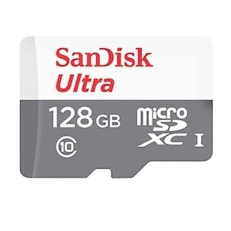 Карта памяти Micro SecureDigital 128Gb SanDisk Ultra microSDXC class 10 UHS-1 (SDSQUNR-128G-GN6MN)