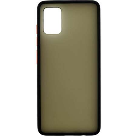 Чехол для Samsung Galaxy A51 SM-A515 Zibelino Plastic Matte черная окантовка