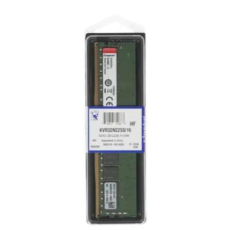 Модуль памяти DIMM 16Gb DDR4 PC25600 3200MHz Kingston (KVR32N22S8/16)