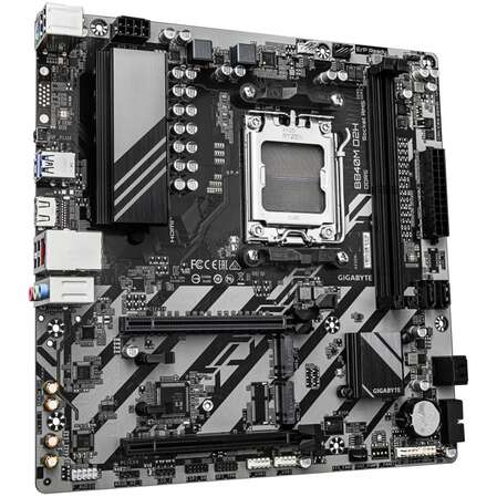 Материнская плата Gigabyte B840M D2H Socket-AM5 AMD B840 2xDDR5, 4xSATA3, RAID, 2xM.2, 2xPCI-E16x, 2xUSB3.2, HDMI, 2.5Glan mATX