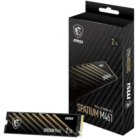 Внутренний SSD-накопитель 2000Gb MSI Spatium M461 S78-440Q550-P83 M.2 2280 PCIe NVMe 4.0 x4
