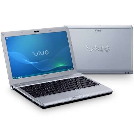 Ноутбук Sony VPC-S11X9R/S i3-330M/4G/320/NV 310M 512/DVD/13.3"/Win7 Prof Wimax Silver