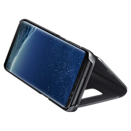 Чехол для Samsung Galaxy S8 SM-G950 Clear View Standing Cover, черный