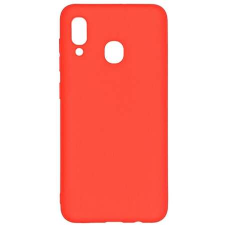 Чехол для Samsung Galaxy A30 (2019) SM-A305\A20 (2019) SM-A205 Zibelino Soft Matte красный