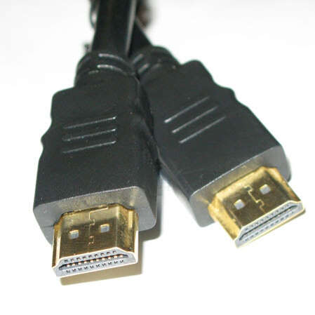 Кабель HDMI-HDMI v1.3 1.8м черный, зол.конт, экран