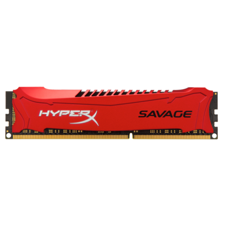 Модуль памяти DIMM 4Gb DDR3 PC17000 2133MHz Kingston HyperX Savage Red (HX321C11SR/4)