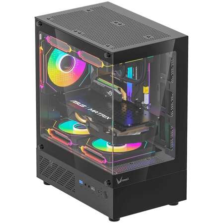 Корпус MicroATX Minitower Formula Crystal Z1CM Black