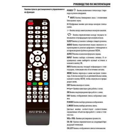 Телевизор 40" Supra STV-LC40ST0045F (Full HD 1920x1080, Smart TV) черный