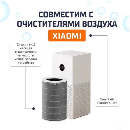 Фильтр для очистителя воздуха Xiaomi Smart Air Purifier 4 Lite Filter BHR5272GL