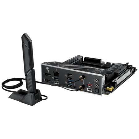 Материнская плата ASUS ROG Strix B860-I Gaming WiFi B860 Soc-1851 2xDDR5, 4xSATA3, RAID, 2хM.2, 1xPCI-E16x, 4xUSB3.2, 2xUSB3.2 Type C, DP, HDMI, WiFi, 2.5Glan, Mini-ITX