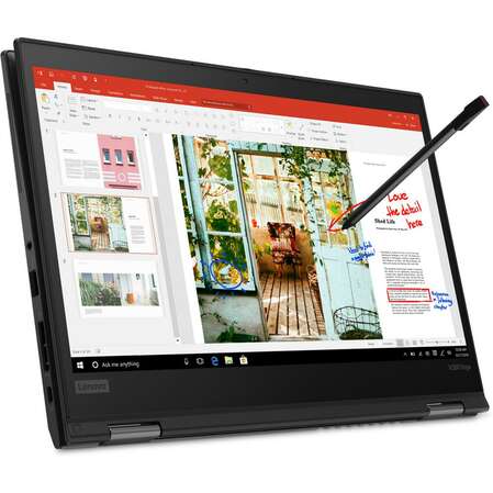 Ноутбук Lenovo ThinkPad X390 Yoga Core i7 8565U/8Gb/256Gb SSD/13.3" FullHD Touch/Win10Pro Black