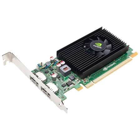 Видеокарта PNY nVidia Quadro NVS 310 (VCNVS310DVI-PB) 512Mb 2xDP with DP-DVI-D PCIEx16 Ret