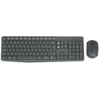 Клавиатура+мышь Logitech Wireless Combo MK235 Black