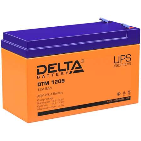 Батарея Delta DTM 1209, 12V  8.5Ah
