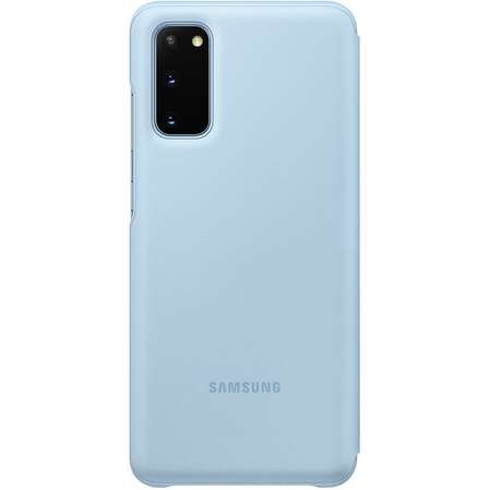 Чехол для Samsung Galaxy S20 SM-G980 Smart LED View Cover голубой