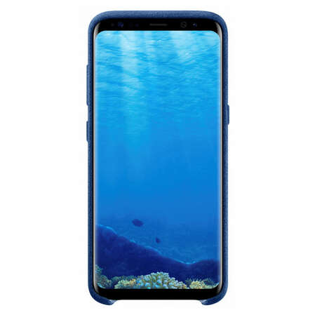 Чехол для Samsung Galaxy S8 SM-G950 Alcantara Cover, синий