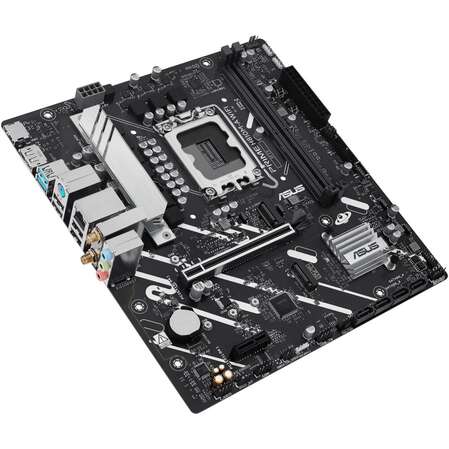Материнская плата ASUS Prime H810M-A WIFI H810 Soc-1851 2xDDR5, 4xSATA3, 2хM.2, 1xPCI-E16x, 2xUSB3.2, DP, HDMI, WiFi, Glan, mATX