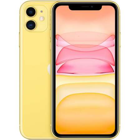Смартфон Apple iPhone 11 64GB Yellow новая комплектация (MHDE3RU/A)