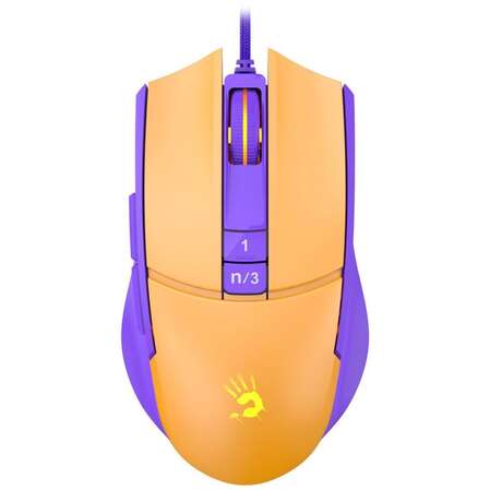 Мышь A4Tech Bloody L65 Max Yellow/Purple проводная