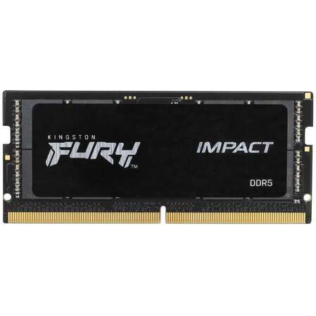 Модуль памяти SO-DIMM DDR5 16Gb PC51200 6400Mhz Kingston Fury Impact (KF564S38IB-16)