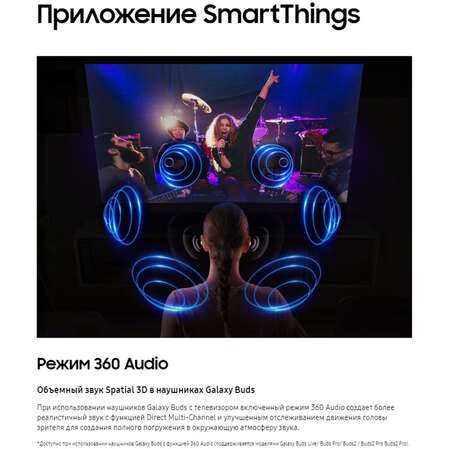Телевизор 55" Samsung QE55Q70DAUXRU 2024 (4K UHD 3840x2160, Smart TV) серый (EAC)