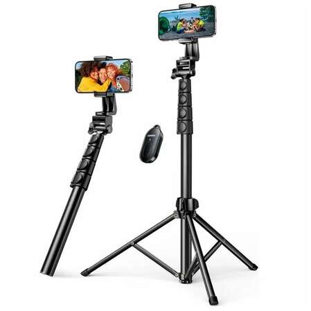 Монопод для селфи Ugreen LP680 (15609) Bluetooth Tripod Stand, черный