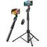 Монопод для селфи Ugreen LP680 (15609) Bluetooth Tripod Stand, черный