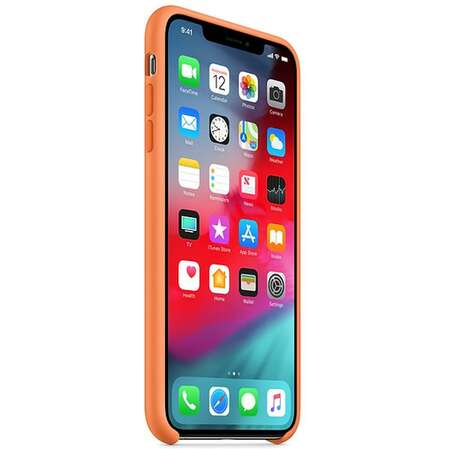 Чехол для Apple iPhone Xs Max Silicone Case Papaya
