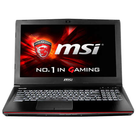 Ноутбук MSI GE62 6QC-077RU Core i5 6300HQ/8Gb/1Tb/NV GTX960M 2Gb/15.6"/Cam/Win10 Black