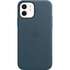 Чехол для Apple iPhone 12\12 Pro Leather Case with MagSafe Baltic Blue