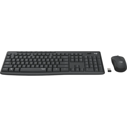 Клавиатура+мышь Logitech Wireless MK295 Silent Combo Graphite
