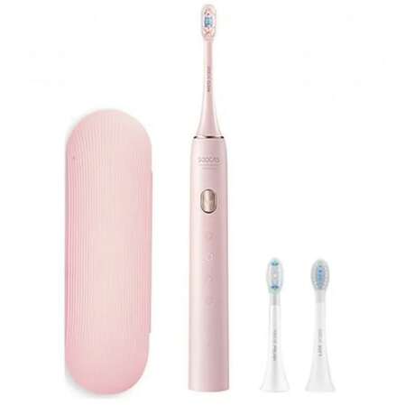 Электрическая зубная щётка Xiaomi Soocas X3U розовая, 3 насадки