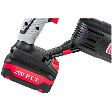 Аккумуляторная сабельная пила P.I.T. PSA20H-115A/1 (20В,0-2700ход/м,БЗП,пропил115мм, ход 22мм,1АКБLi-ion 2Ач ЗУ кор)