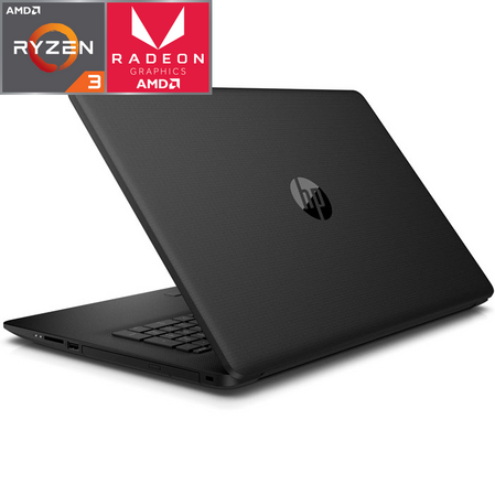 Ноутбук HP 17-ca0036ur 4KD94EA AMD Ryzen 3 2200U/4Gb/500Gb/DVD/AMD M530 2Gb/17.3" FullHD/Win10 Black