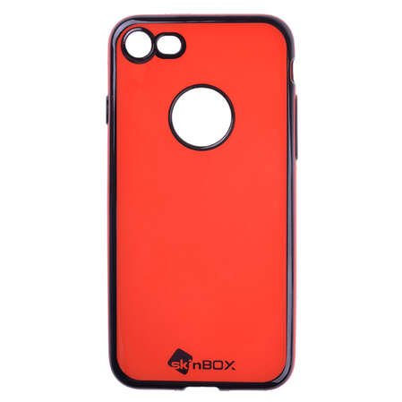 Чехол для iPhone 7 SkinBox, Силиконовая накладка, красный