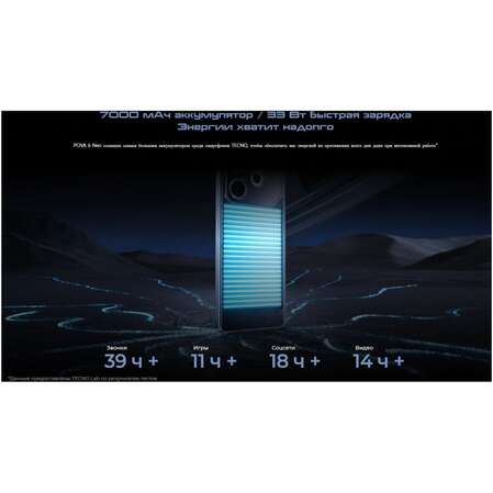 Смартфон Tecno Pova 6 Neo 8/128GB Speed Black