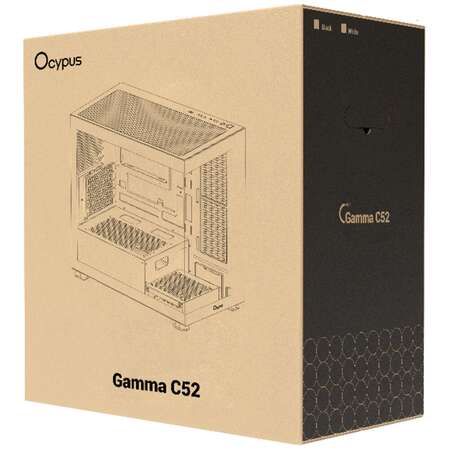 Корпус MicroATX Miditower Ocypus Gamma C52 BK Black