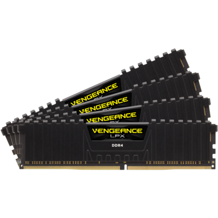 Модуль памяти DIMM 32Gb 4х8Gb DDR4 PC19200 2400MHz Corsair (CMK32GX4M4A2400C14)