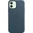 Чехол для Apple iPhone 12\12 Pro Leather Case with MagSafe Baltic Blue