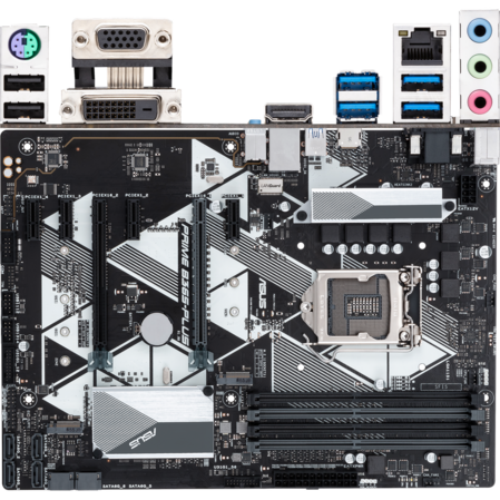 Материнская плата ASUS Prime B365-Plus B365 Socket-1151v2 4xDDR4, 6xSATA3, 2xM.2, 2xPCI-E16x, 4xUSB3.1, D-Sub, DVI-D, HDMI, Glan, ATX