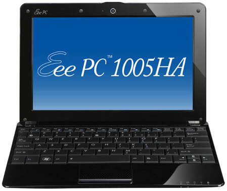 Нетбук Asus EEE PC 1005HA Atom-N280/1/160/10,1"/WiFi/BT/5600mAh/XP/Black/(6B)