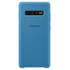 Чехол для Samsung Galaxy S10+ SM-G975 Silicone Cover синий