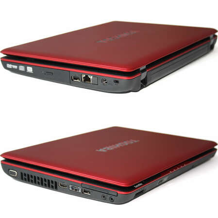 Ноутбук Toshiba Satellite U500-1F4 Core i3 330M/4Gb/320Gb/DVD/G310M/WiFi/BT/cam/13.3"/Win 7 HP/RED